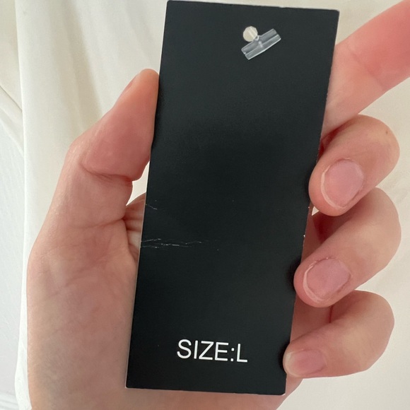 NWT white asymmetrical bodysuit super soft with double lined top and cowl neck - Picture 5 of 6